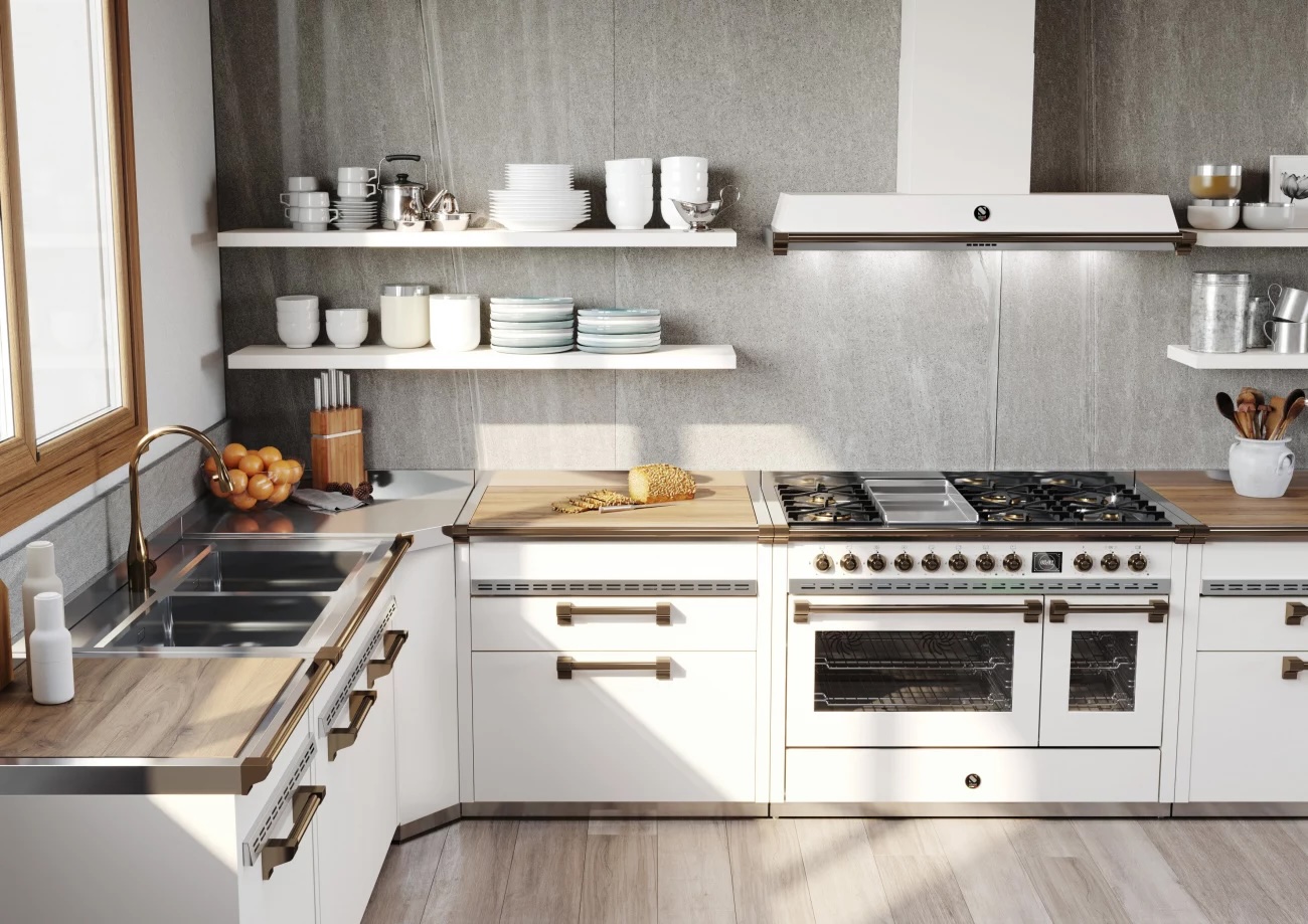 FotoKoken in kleur met een uitgesproken fornuis